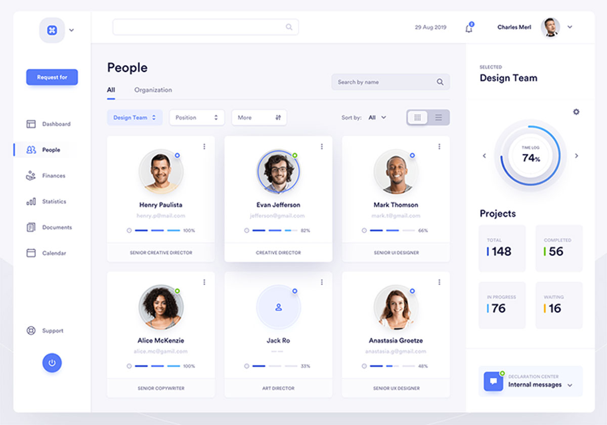 Vue application PilotR